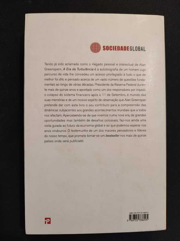 (Env. Incluído) A Era da Turbulência de Alan Greenspan