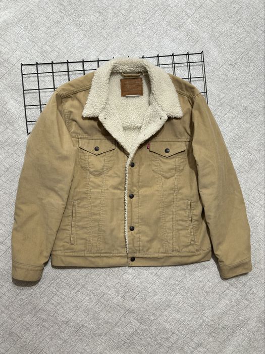 Levis Premium Teddy Sherpa Jacket Куртка ветровка