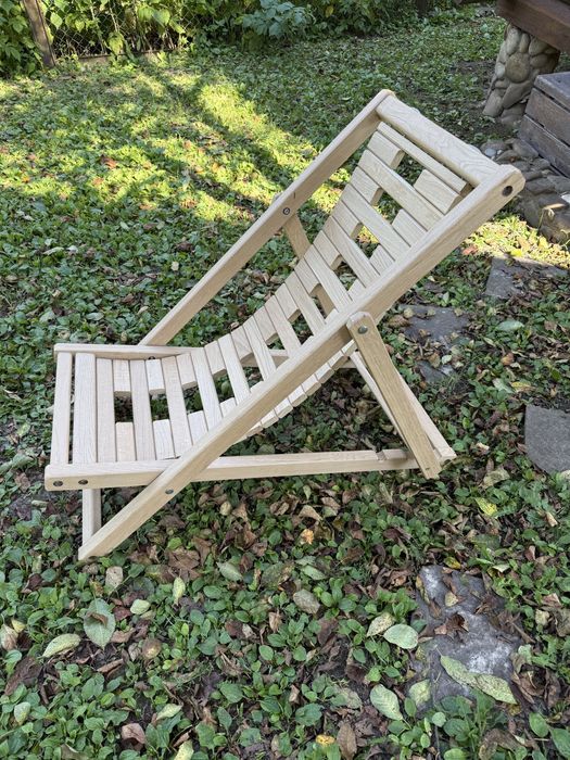 Елітне дубове крісло-лежак