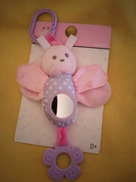 prende chupetas, pulseiras e boneco para bebe novos