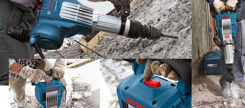 Aluguer Martelo Demolidor Bosch GSH 16-30 -Potência Prof  HEX 30mm