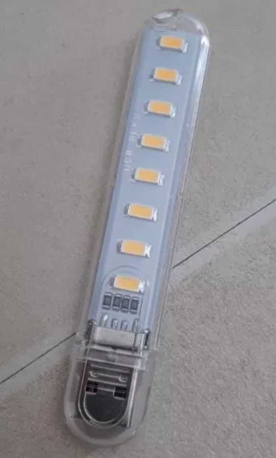 Мини светодиодный портативный фонарик , USB лампа, брелок.