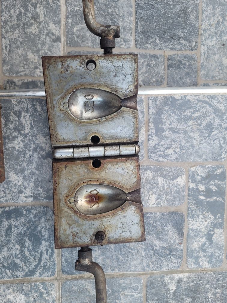Formas para chumbadas de pesca