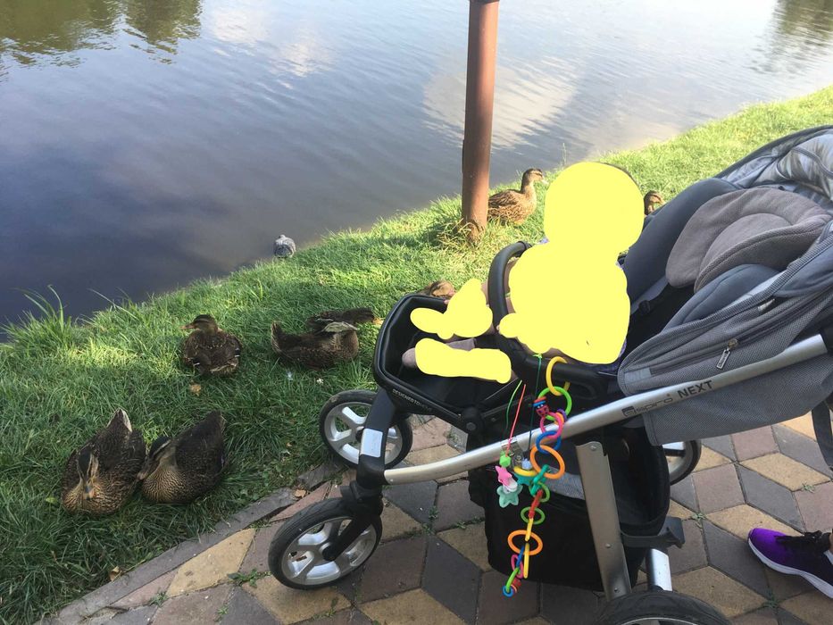 Коляска Espiro NEXT silver 2 в 1 в гарному стані