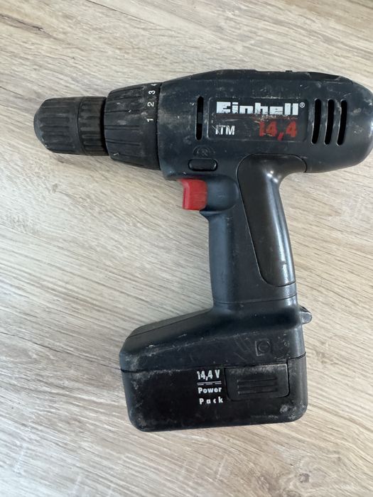 wkrętarka Einhell 14,4V bez ładowarki, stan nieznany