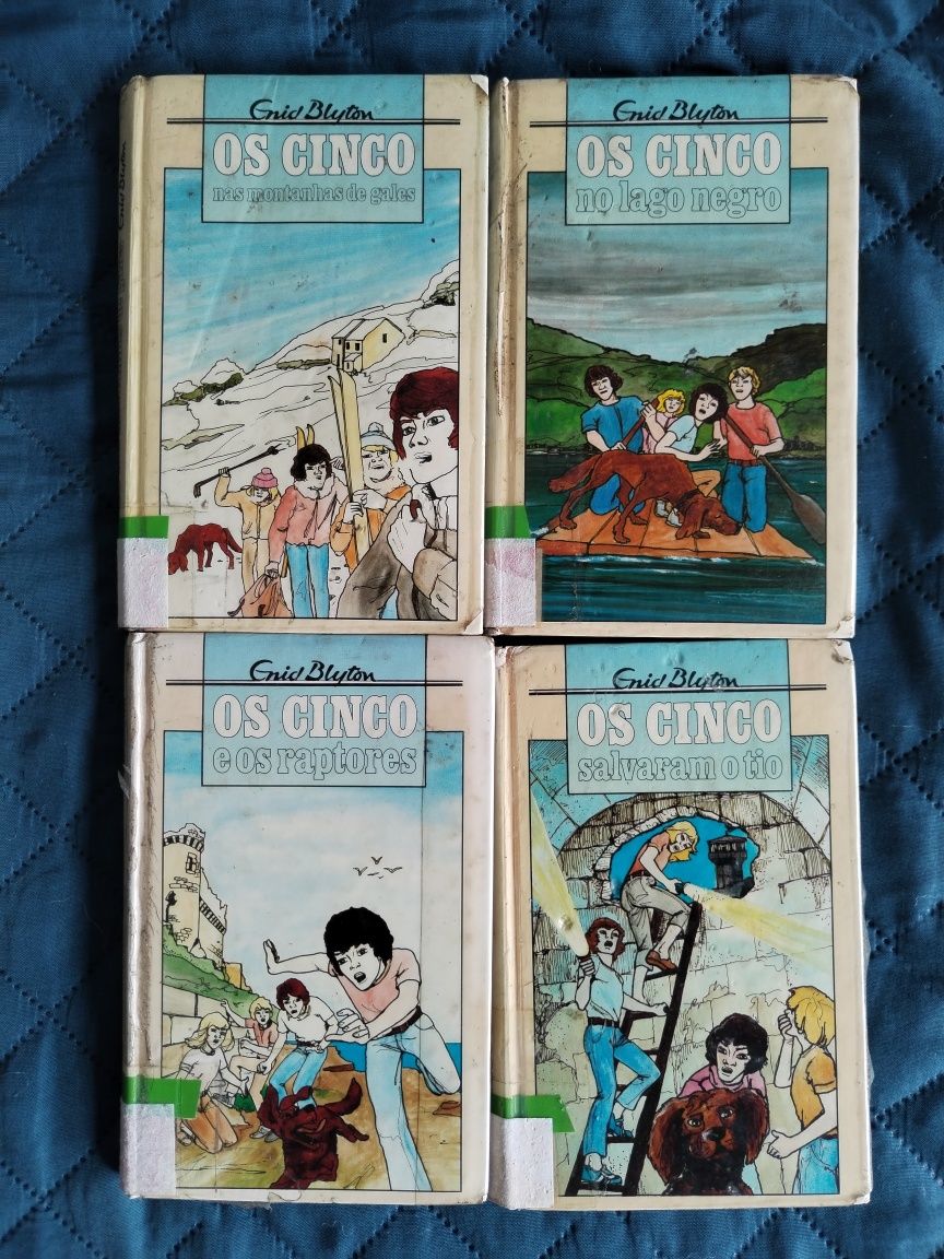 4 livros aventuras dos cinco - 1992