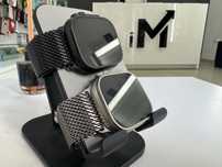Apple Watch Ultra 2 49 Black Natural Titanium Milanes Loop MX5V3 MX5R3