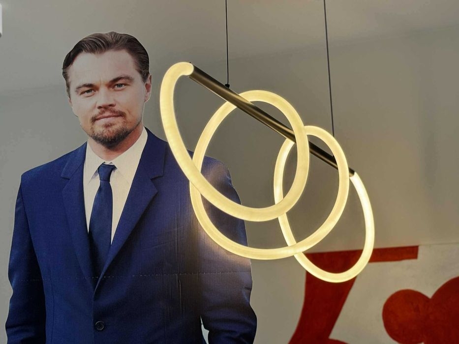 LAMPA DiCAPRIO: Zuma Line, lampa wisząca BALBO złota
