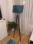 Lampa stojąca loft butelkowa zieleń