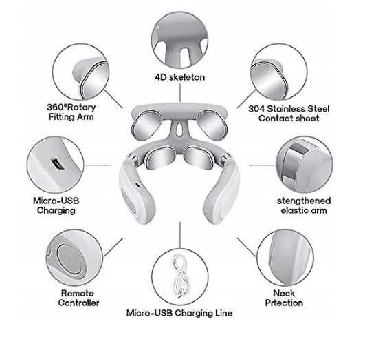 Myjka. Translator. Maaszynka Masażer szyi karku inteligentny elektrycz