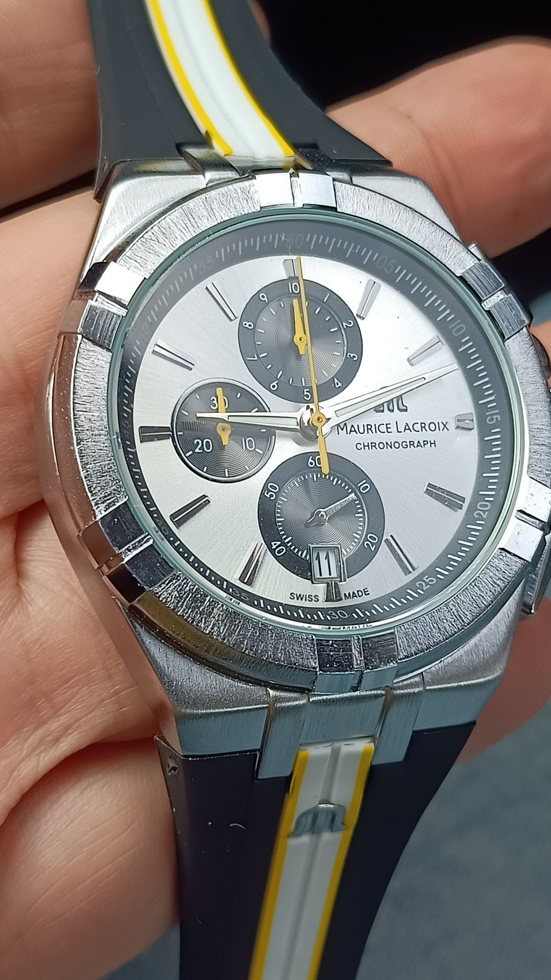 Maurice elegancki zegarek chronograf