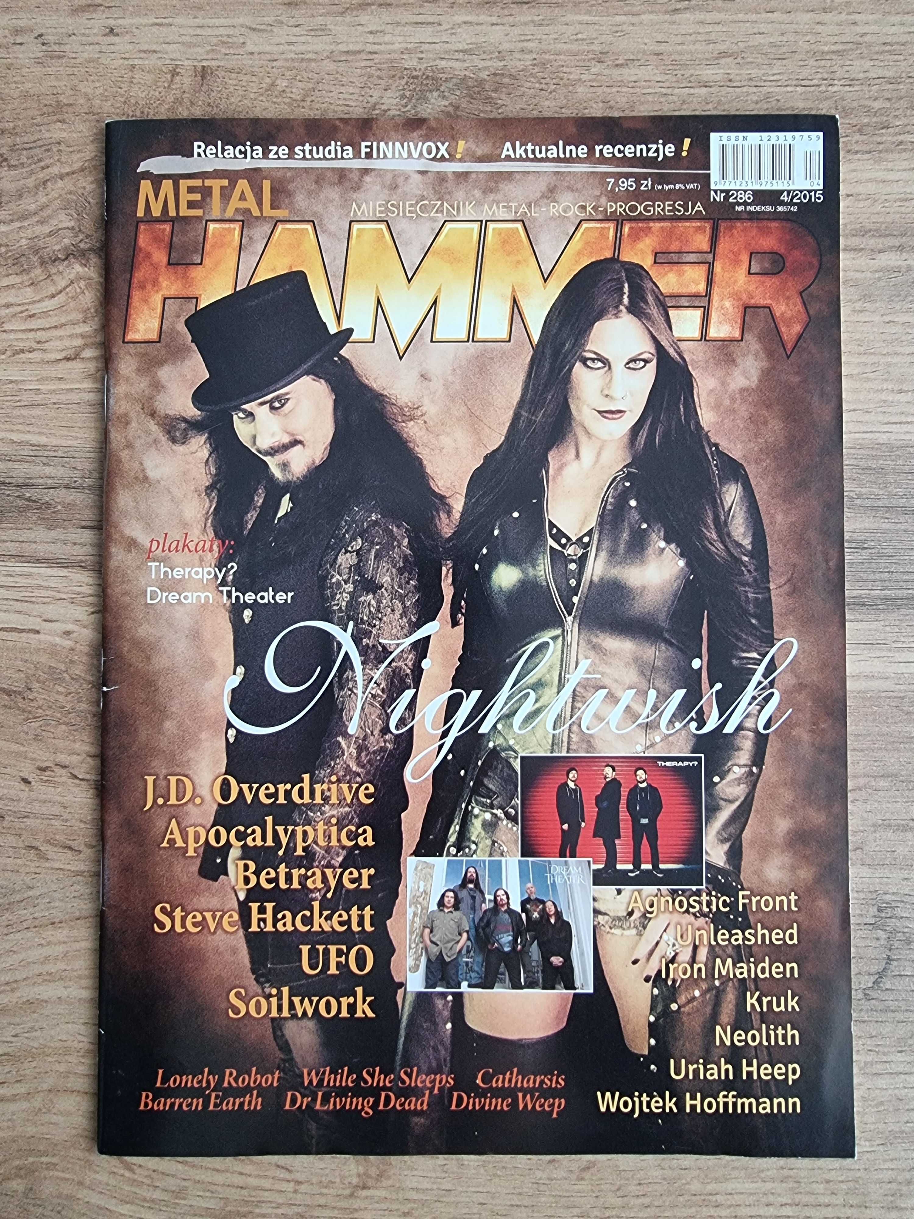 Metal Hammer 2015 - Nightwish, Plakaty: Therapy?, Dream Theater