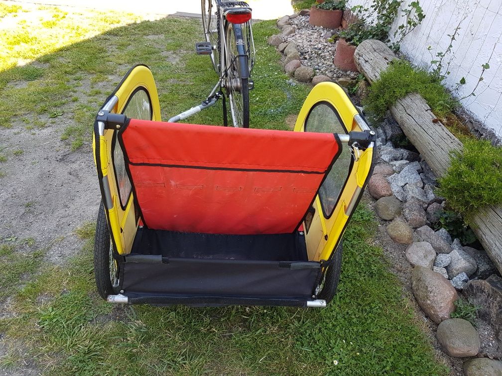 Wózek do roweru riksza przyczepka rowerowa