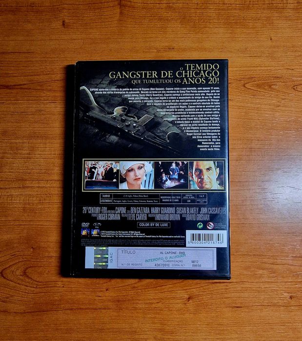 AL CAPONE - Do Submundo ao Império (Ben Gazzara /Sylvester Stallone)