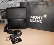 Męska torba torebka Listonoszka MONT BLANC, skóra, Niemcy 131-4