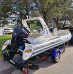 NOWA Łódź motorowa RIB 580 Calmaro + silnik MERCURY 115 KM + przyczepa