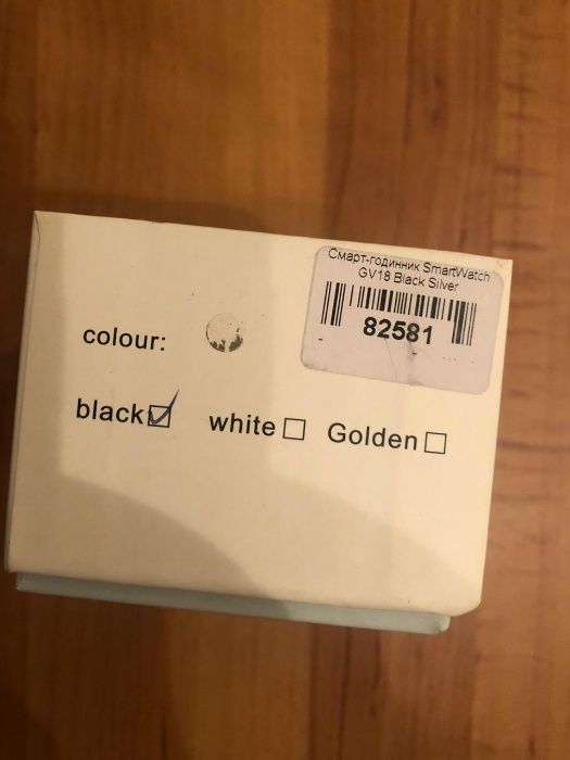 Smart Watch GV18 Black Silver смарт часы