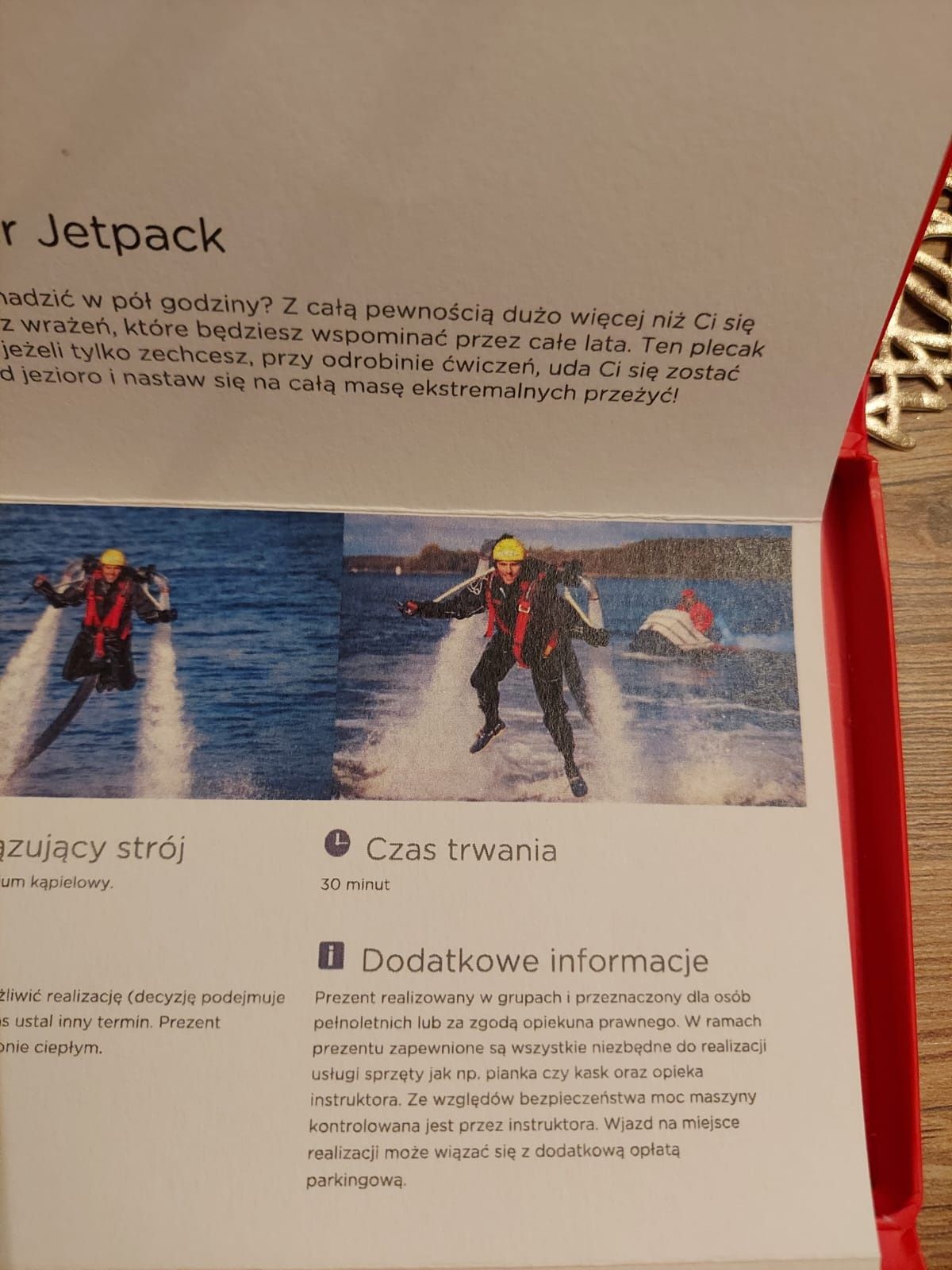 PrezentMarzeń - Water Jetpack
