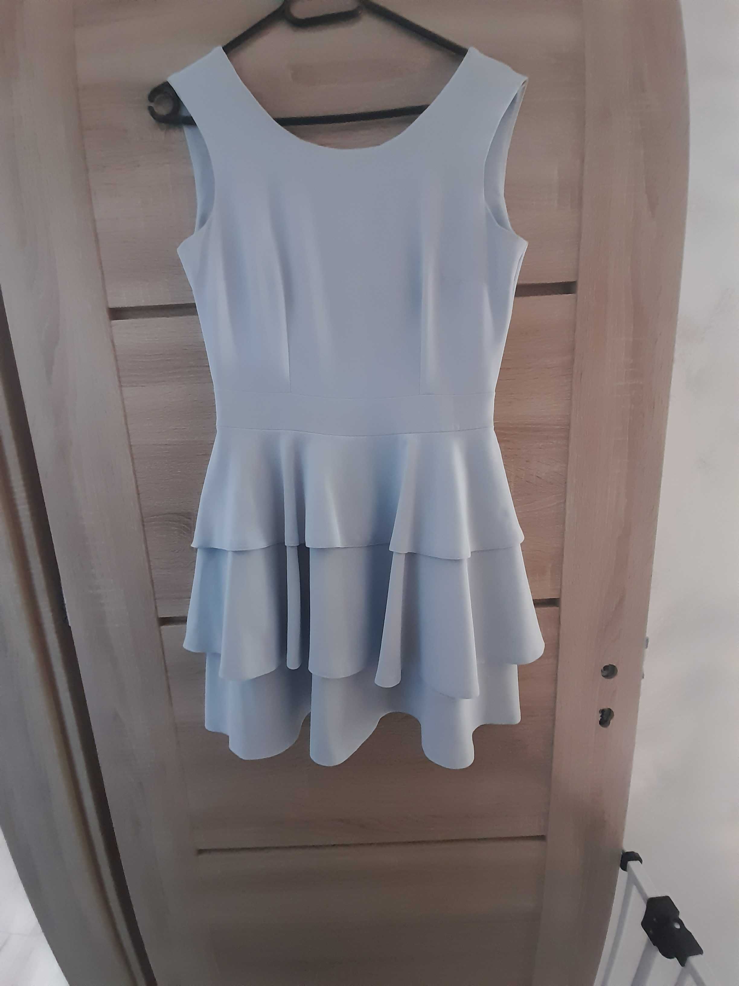 Błękitna sukienka  M