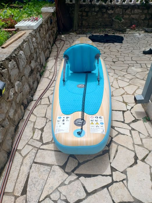 Deska Sup + wiosła i pompa elektryczna