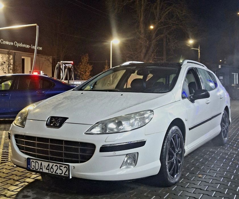 Peugeot 407 2.2Hdi 170Km Manual Hak Panorama Tempomat Długie Opłaty Fv