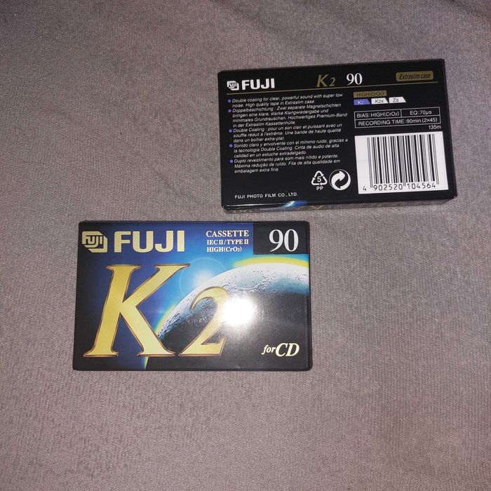 Kaseta magnetofonowa FUJI K2 (CrO2/Type II/90min)