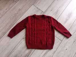 Sweter w warkocze 80