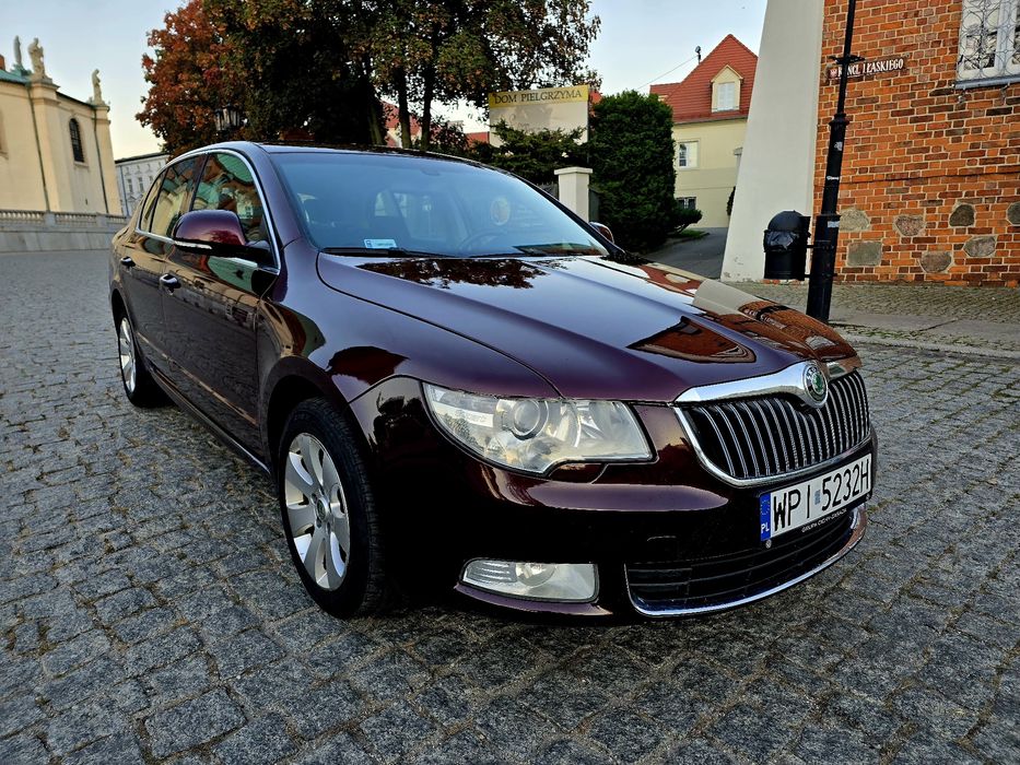 Zamiana Skoda SuperB Salon Polska XenonNaviGrzaneFoteleParktronicKlima