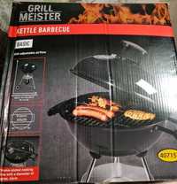 GRILLMEISTER Grill okrągły Ø 48 cm, na kółkach