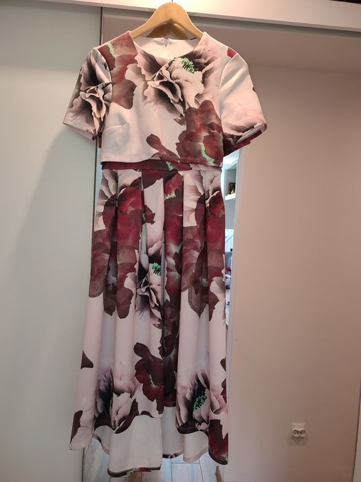 Elegancka sukienka ciążowa i z funkcją karmienia r.34/36