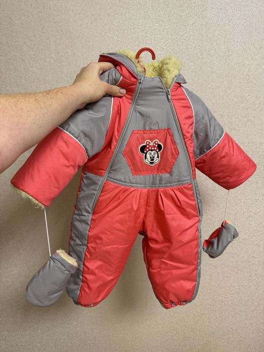 Комбінезон дитячий зимовий 9-12 міс 74 розмір