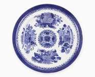 Raro prato de porcelana da China Azul e Branco Séc. XVIII/XIX