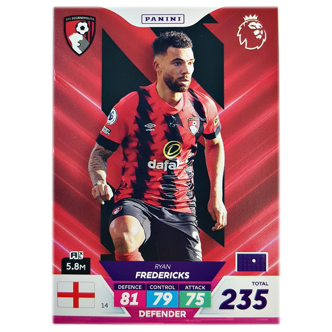 Karta Panini 14 Premier League 2023 Plus Ryan Fredericks