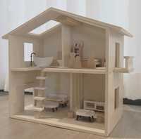 Новий дерев‘яний ляльковий будиночок посудка ігрові набори Монтессорі