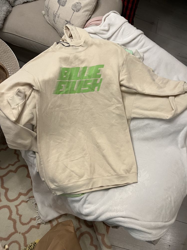 Mega zestaw Billie Eilish bluza koszulka książka sukienka dresowa