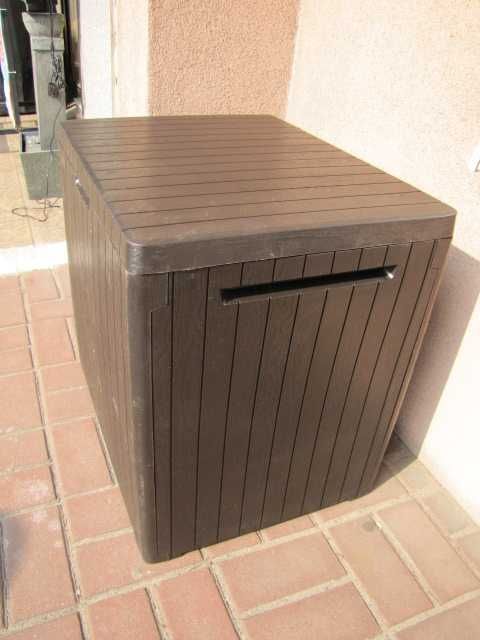 Keter City Box pudełko do przechowywania brąz 113L idealne na balkon