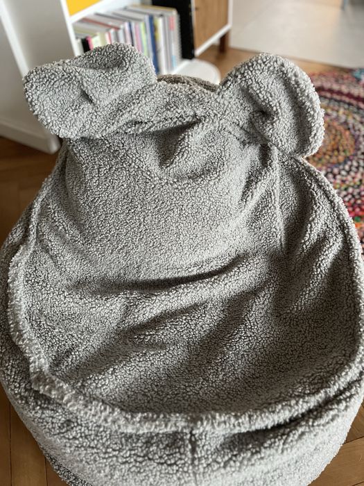 Pufa worek Sako z uszami szara