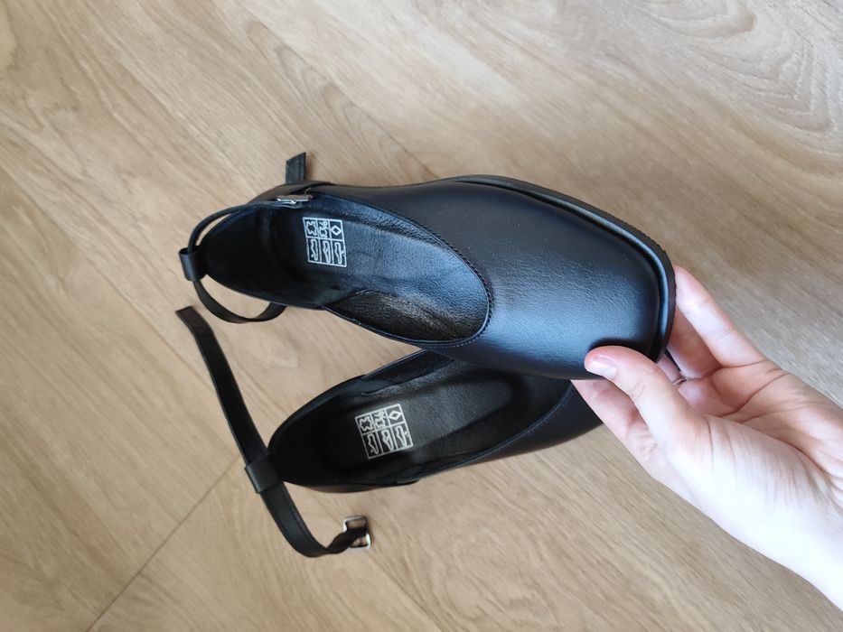 Балетки чорні 36 розмір