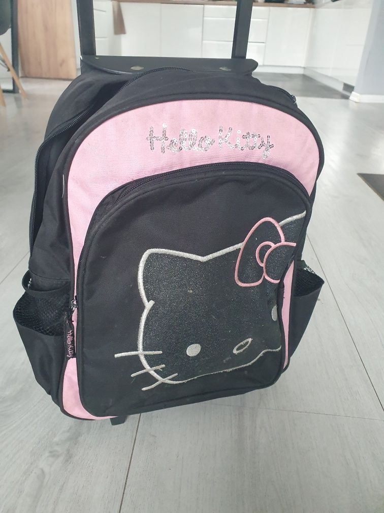 Plecak tornister na kółkach Hello Kitty