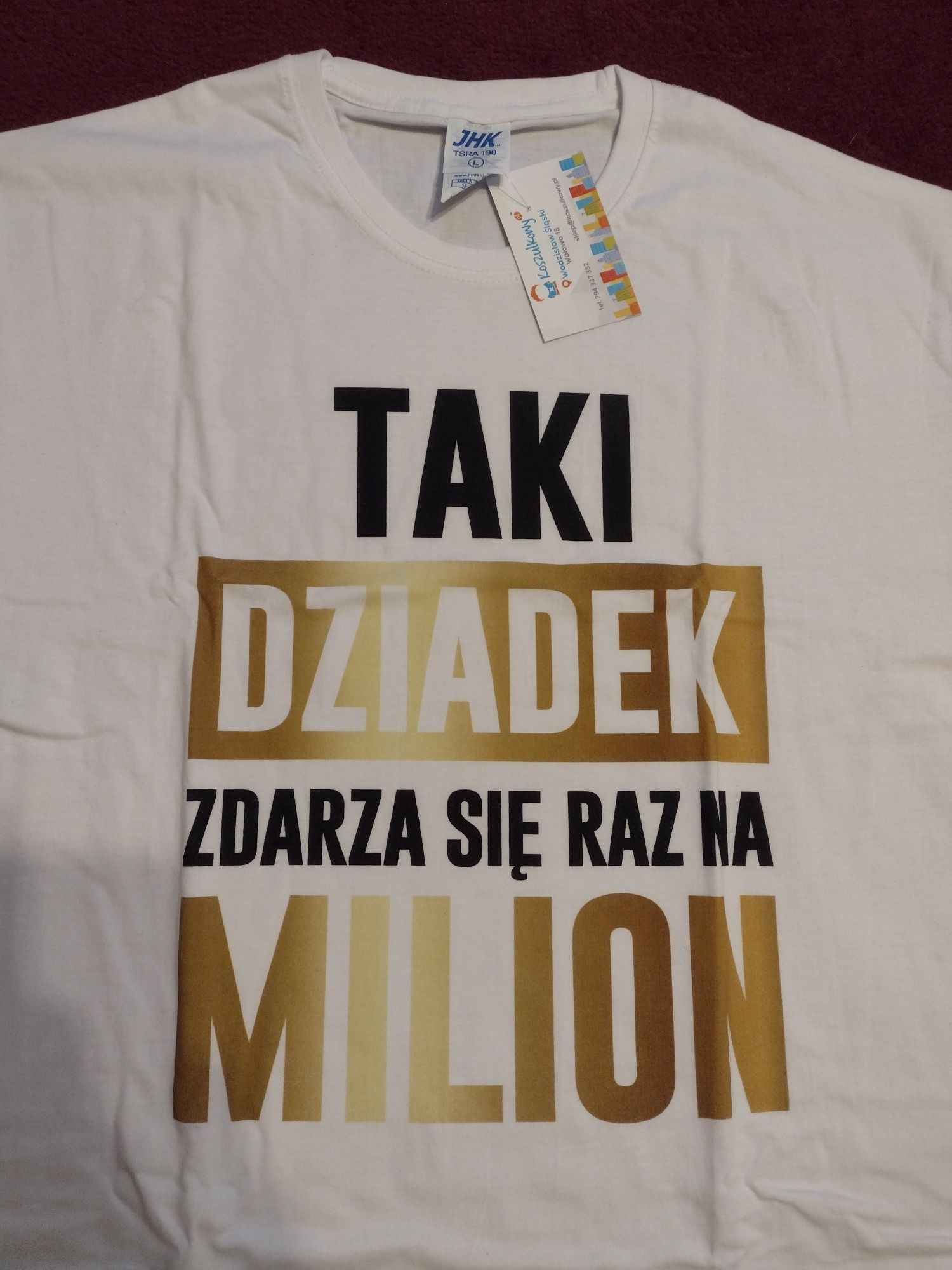 Koszulka T-shirt dla dziadka L