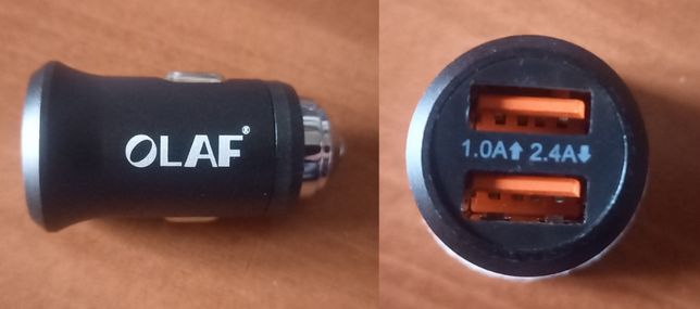 Carregador de Isqueiro DUAL USB - OLAF