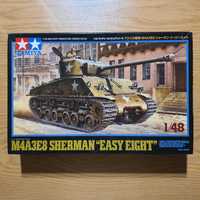 TAMIYA 1:48 M4A3E8 Sherman "Easy Eight", model plastikowy, NOWY