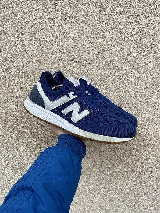 Buty New Balance Sportowe Sneakersy Męskie Białe Modne Vintage 45,5