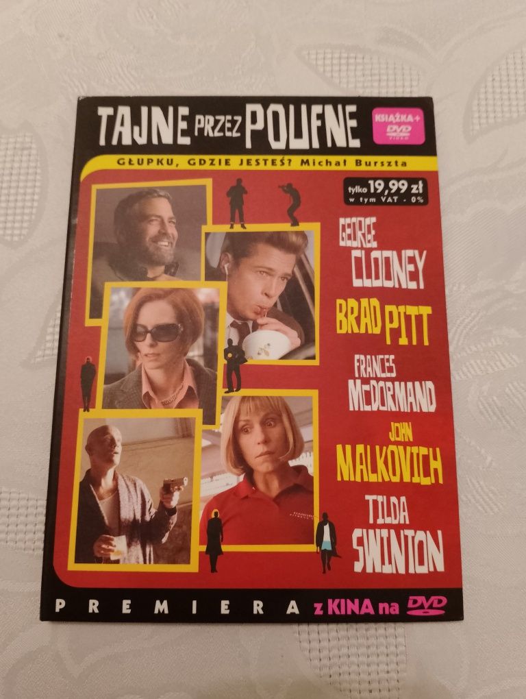 Film DVD "TAJNE PRZEZ POUFNE" + książka, reż. bracia Coen, komedia