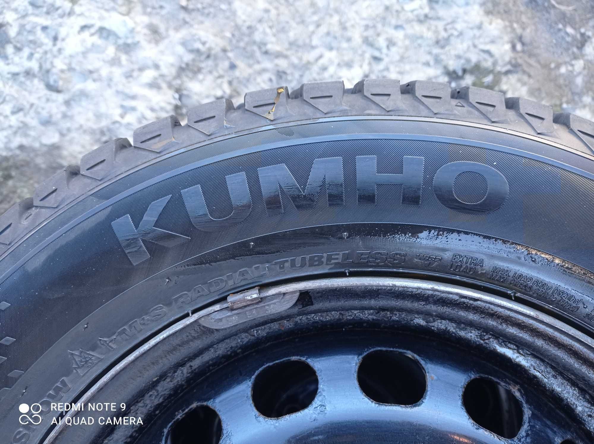 Диски з новою зимовою резиною KUMHO Winter Craft ice 195/65R15