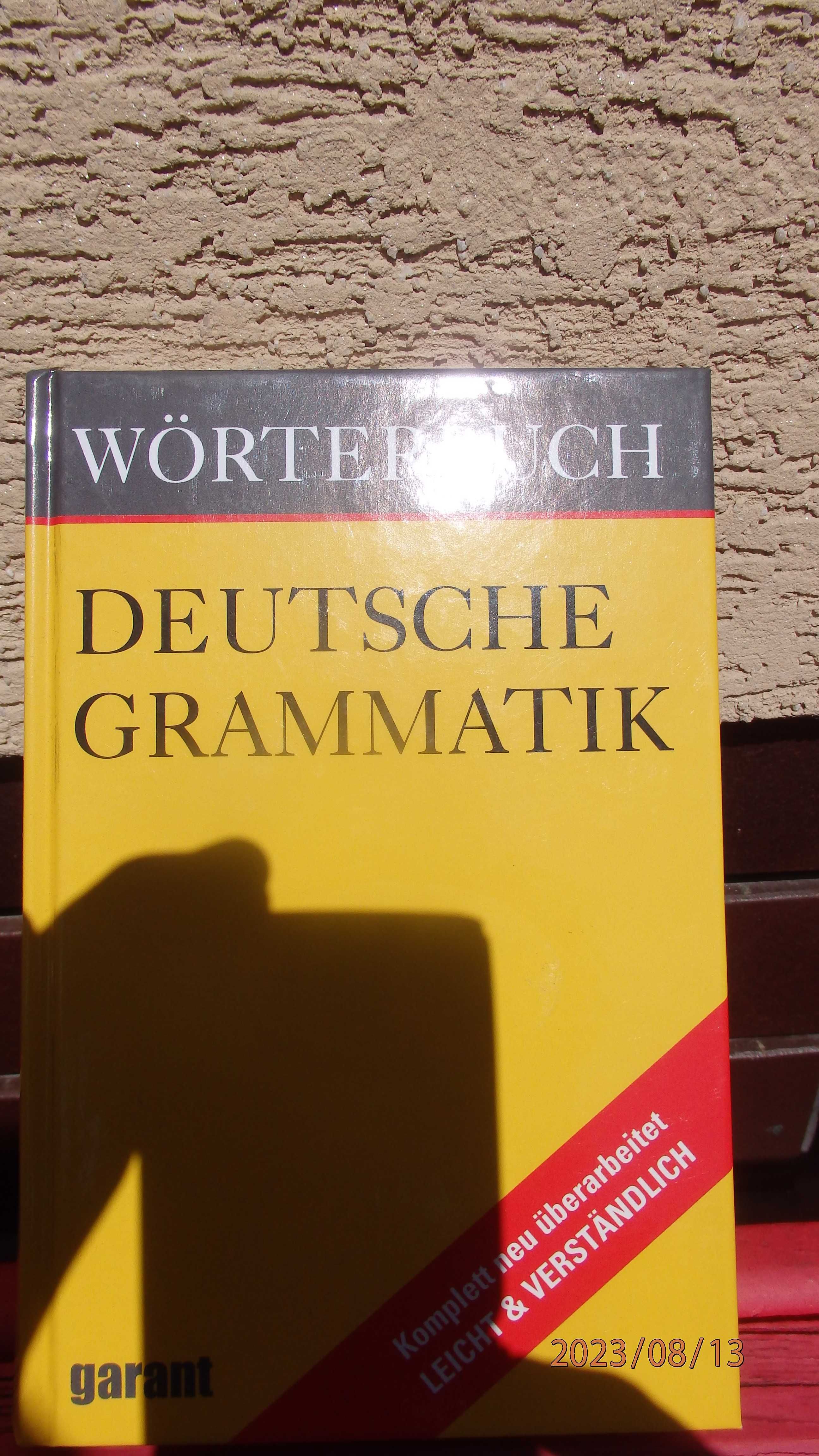 Książka Deutsche grammatik - Worterbuch