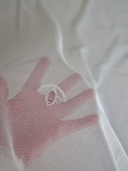 Firanka biała z gipiurą 250x160