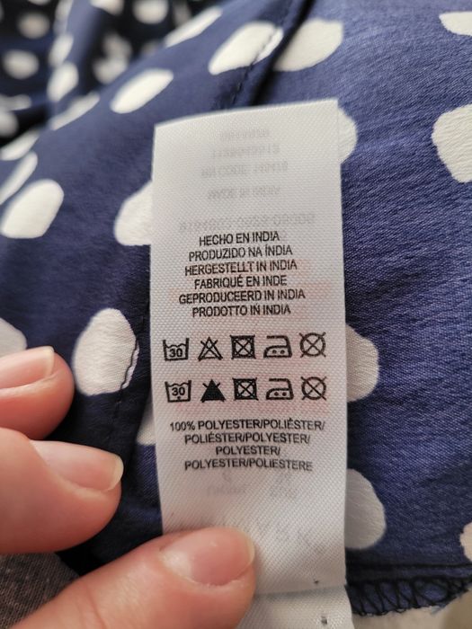 Kombinezon krótkie spodenki grochy roz.34 Primark