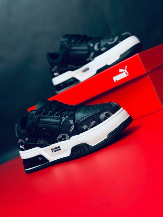 Осенние кросовки Puma кожаные / кросовки пума подростковые женские