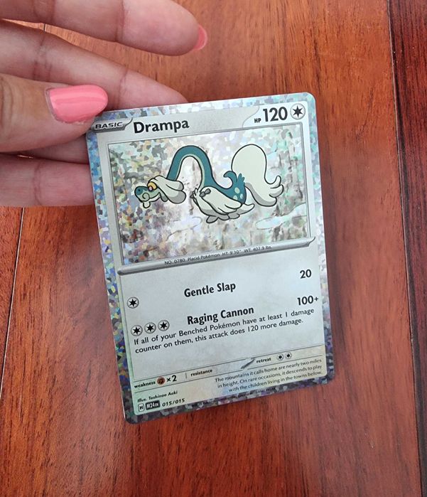 Carta Pokémon Brilhante/ Foil - Drampa
